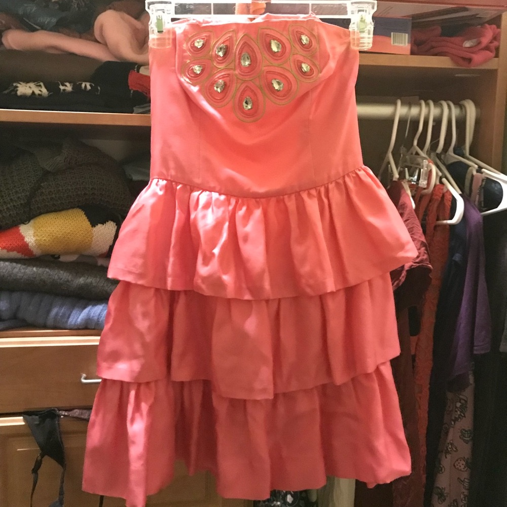 Lily Pulitzer satin dress